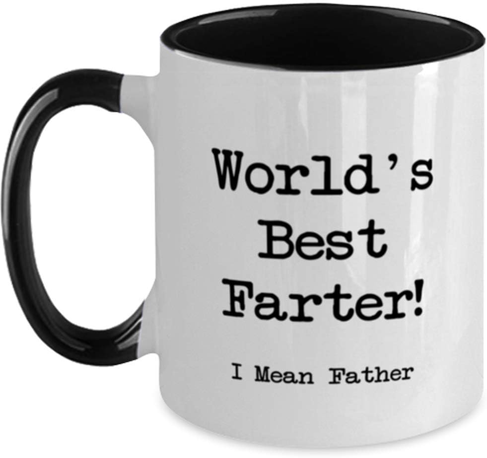 World's Best Farter I Mean Father Funny Dad Ceramic Mug