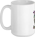 Mardi Gras Squad Three Horror Skulls Jester Hat Beads Parade Mug