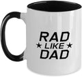 Rad Like Dad Cool Fathers Ceramic Mug