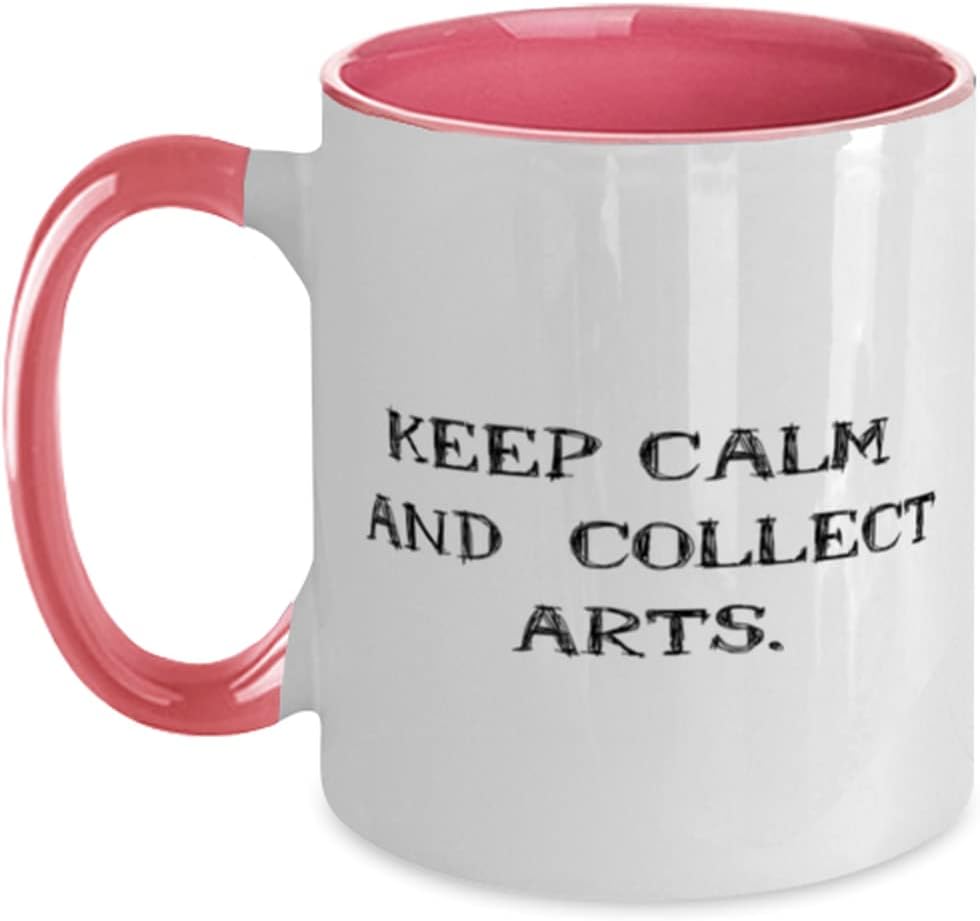 Keep Calm and Collect Art Holiday Mug