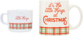 It's The Little Things At Christmas Plaid Ceramic Mug