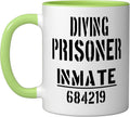 Diver Prisoner Lazy Halloween Costume Ceramic Mug