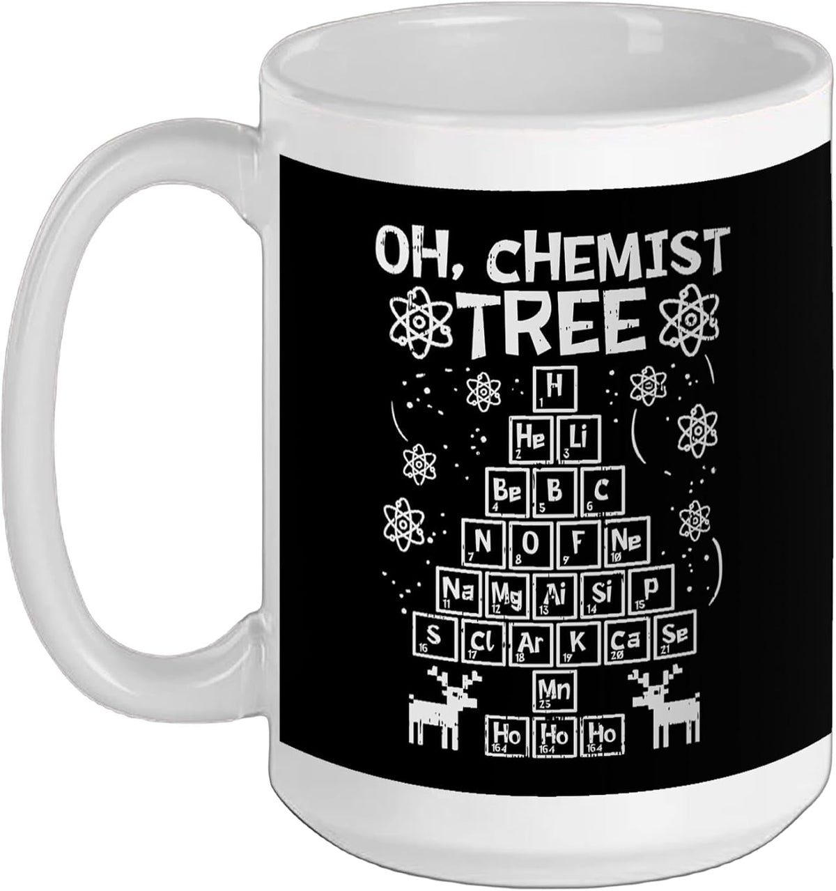 Christmas Oh Chemist Tree Shirt Ho Chemistry Student Ceramic Mug
