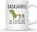 Gossby Personalized Dadasaurus For Dad - Custom Gift For Dad From Mug