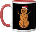 Christmas Basketball Snowman Ball Player Boy Girl Ceramic Mug