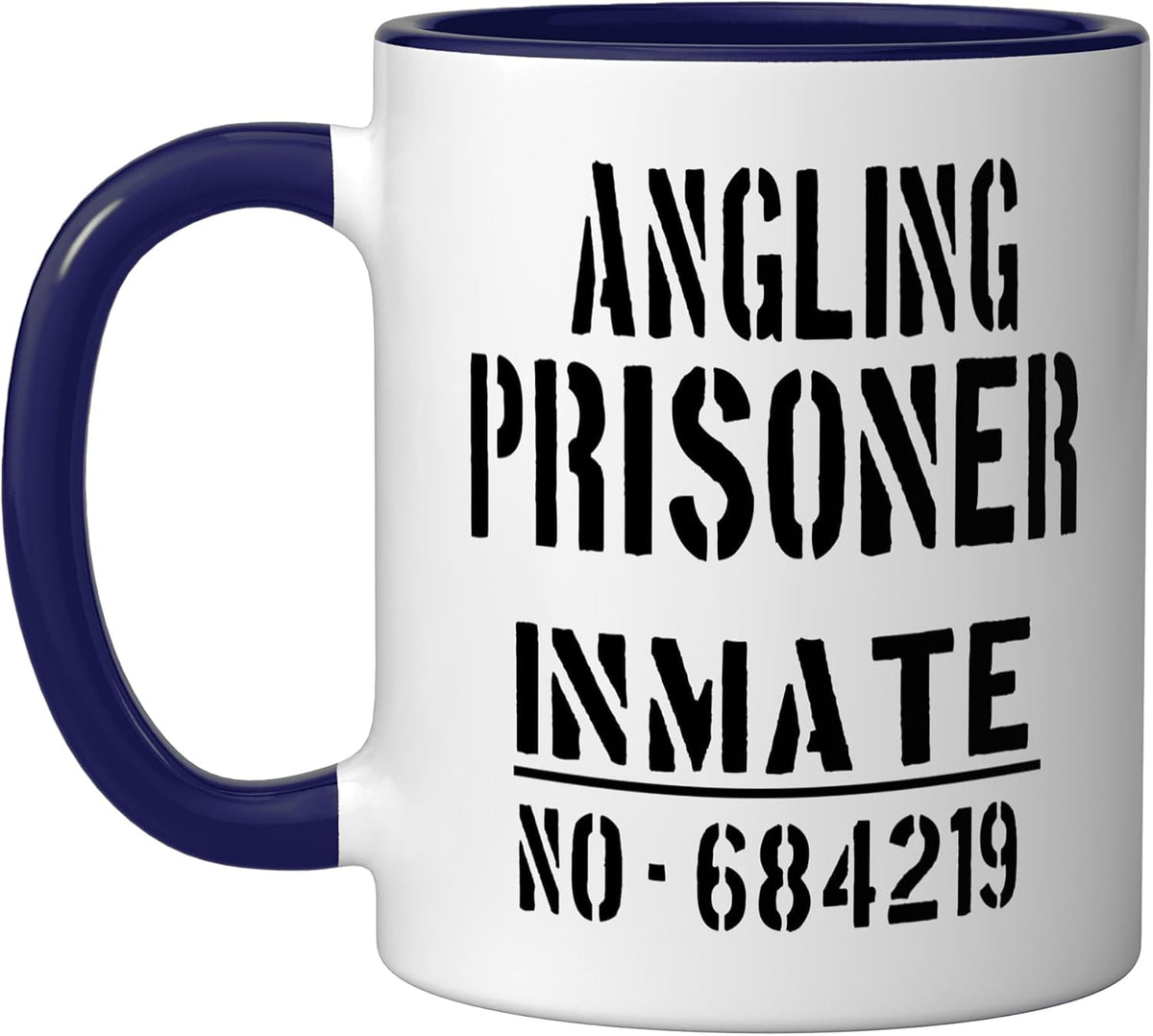 Angling Prisoner Inmate Funny Fishing Ceramic Mug