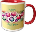 Colorful Ornaments New Year Ceramic Mug