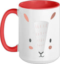 Cute Minimalist Animal Face Ceramic Mug