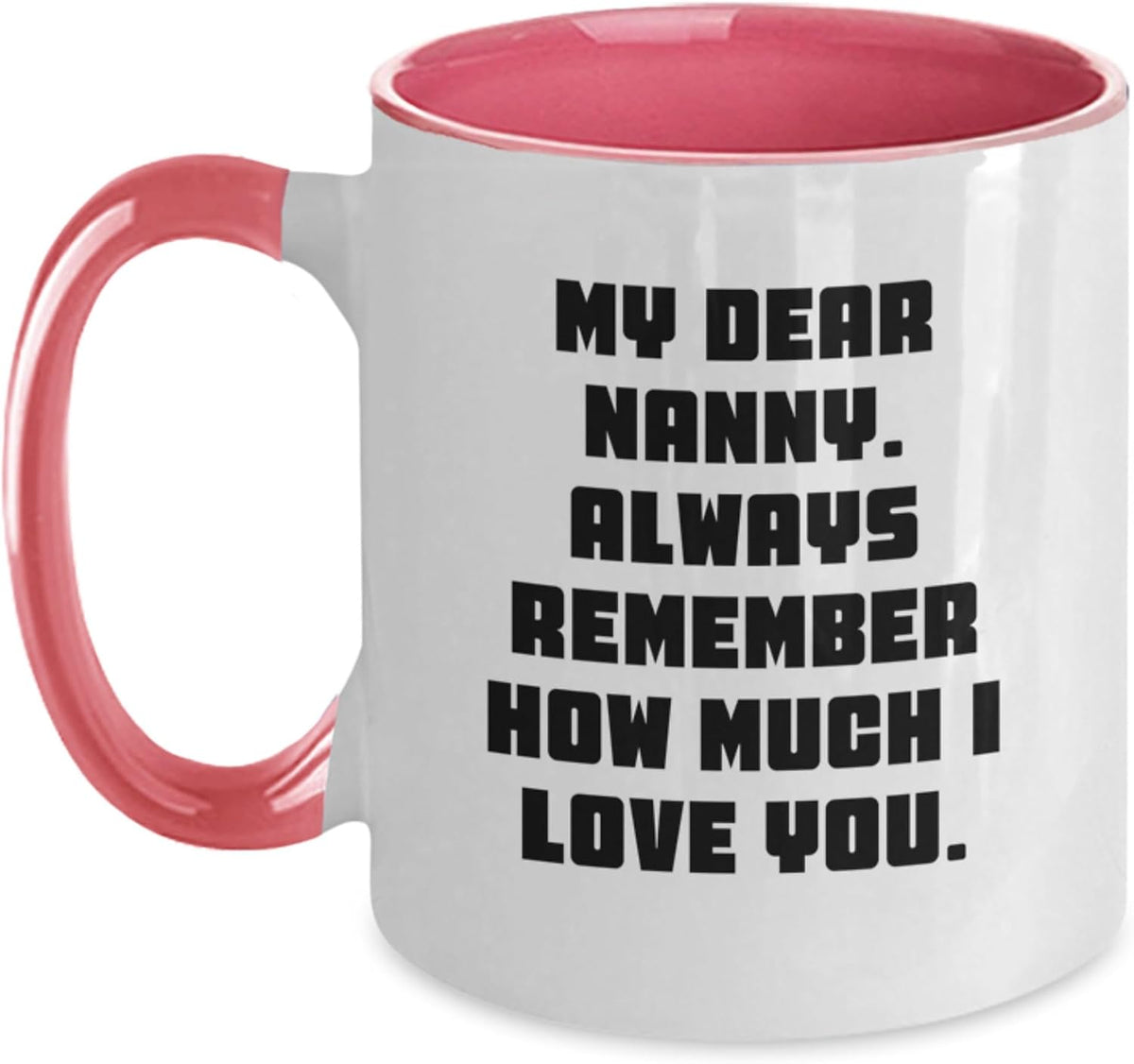 My Dear Nanny Always Remember Love You Ceramic Mug