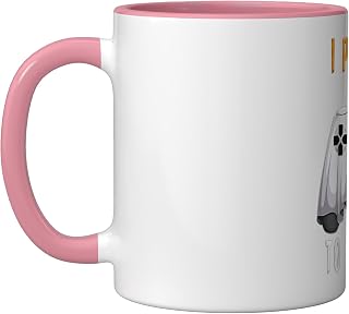 I Paused My Game to Scare You Ghost Joystick Controller Ceramic Mug