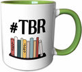 Hashtag Tbr with Bookshelf Icon Ceramic Mug