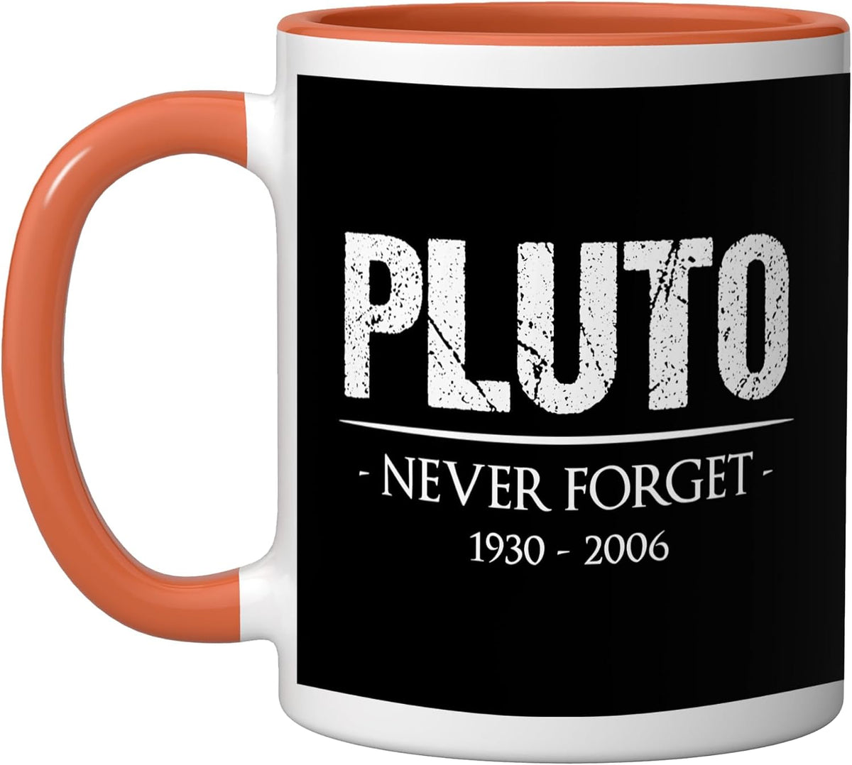 Pluto Never Forget Shirt Astronomy Science Christmas Ceramic Mug