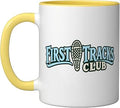 First Tracks Club Winter Group Hike Year Ceramic Mug
