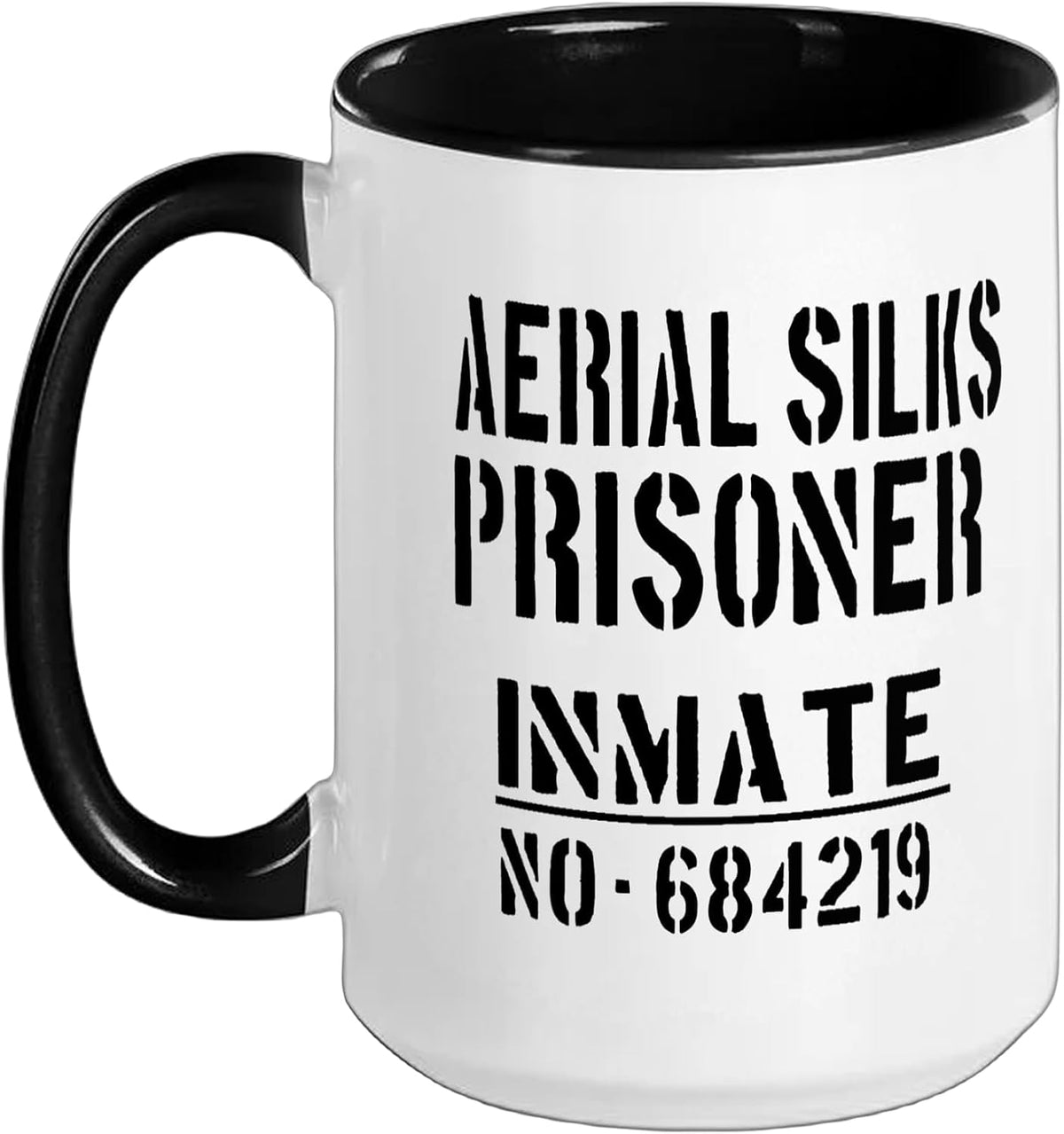 Aerial Silks Prisoner/funny Aerialists Halloween Costume Ceramic Mug