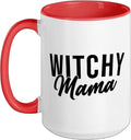 Witchy Mama Spooky Halloween Witch Ceramic Mug
