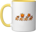 Autumn Pumpkin English Bulldog Thanksgiving Womens Mens Kids Mug