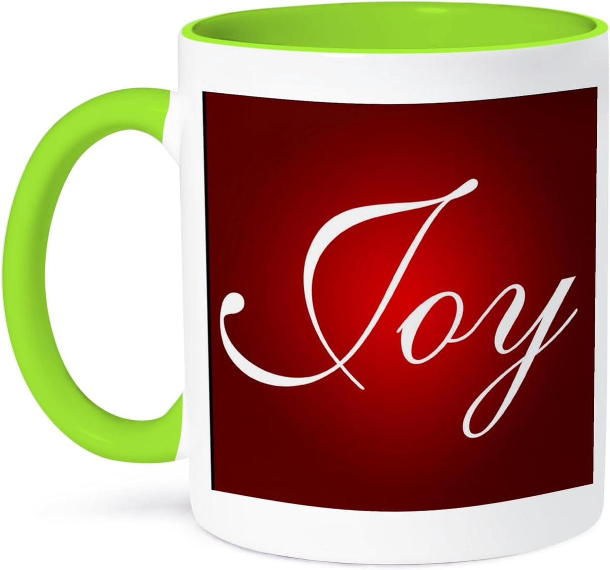 Joy Christmas Message Holiday Ceramic Mug
