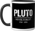 Pluto Never Forget 1930 2006 Astronomy Ceramic Mug