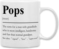 Pops Definition Funny Grandpa Mug From Grandkids Ceramic Mug