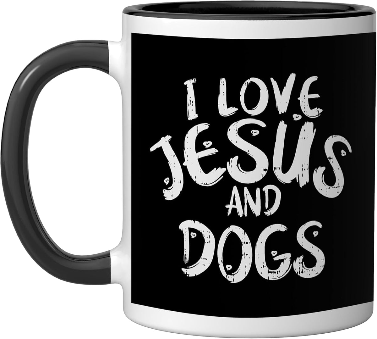 Christmas Jesus Dogs Christian Pet Xmas Ceramic Mug