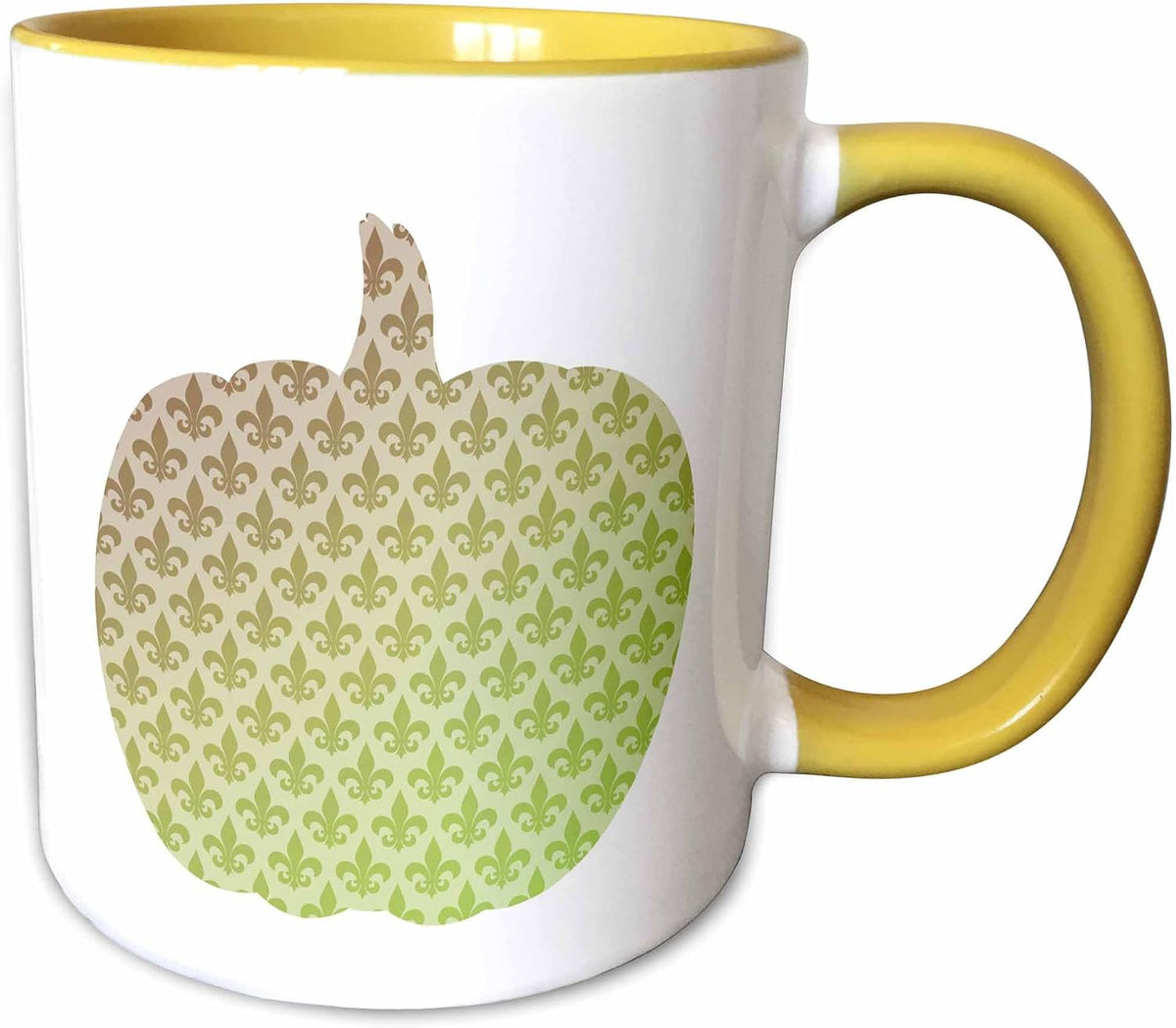 Fleur De Lis Pumpkin - Thankgiving Halloween Ceramic Mug