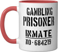 Gambler Casino Poker Slots Gambling Lazy Halloween Costume Ceramic Mug