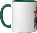 Santa Drumming Funny Christmas Drummer Ceramic Mug