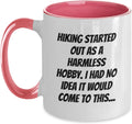 Harmless Hobby Hiking Humor Funny Ceramic Mug