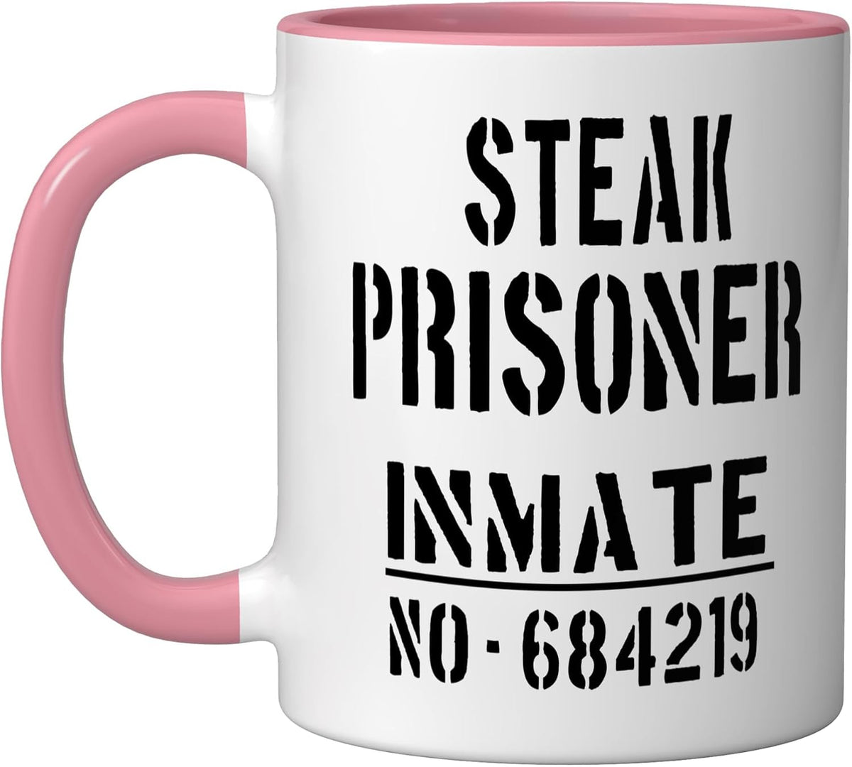 Steak Prisoner Halloween Costume Ceramic Mug