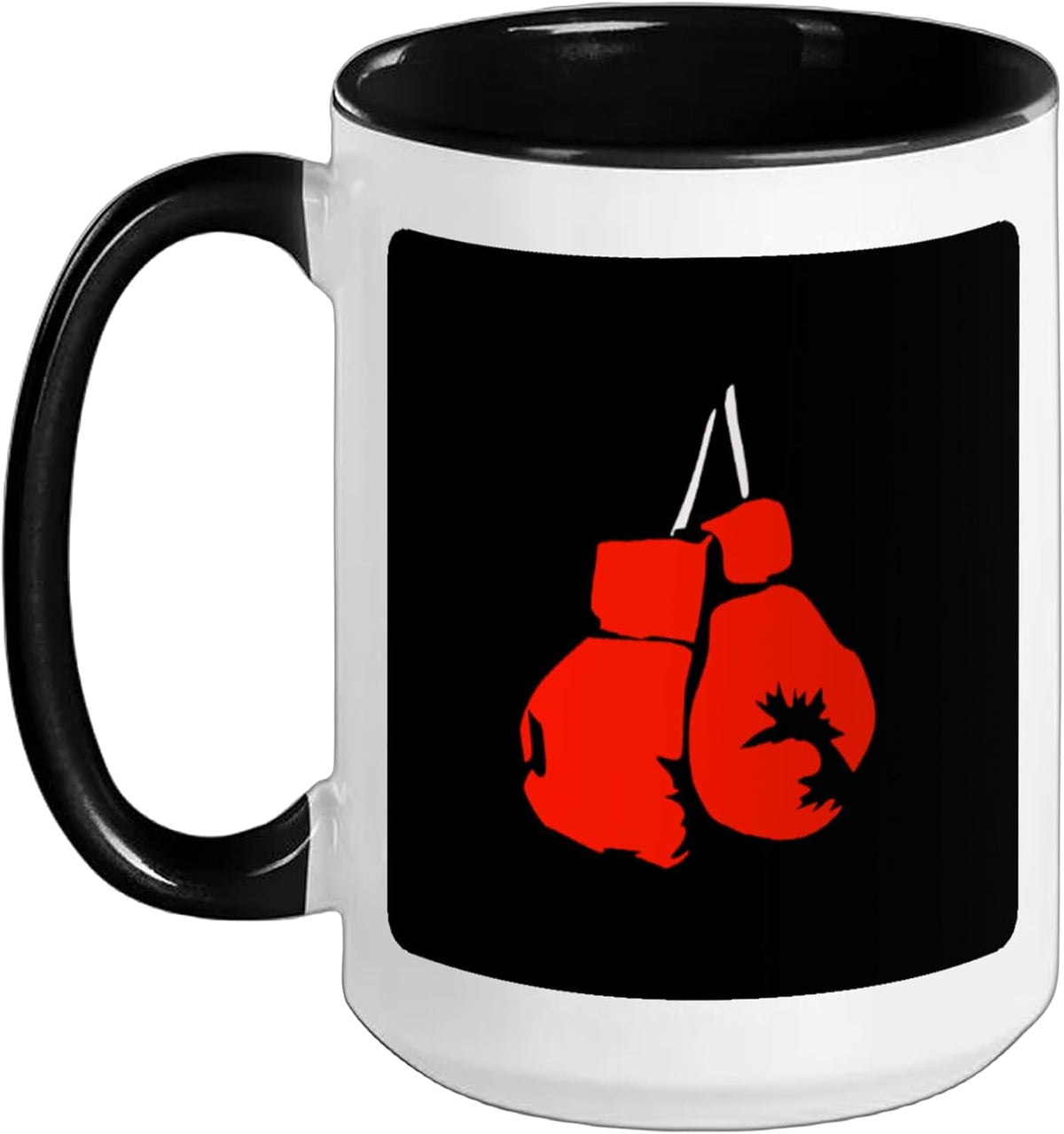 Boxing Gloves Red Boxing Equipment Ceramic Mug