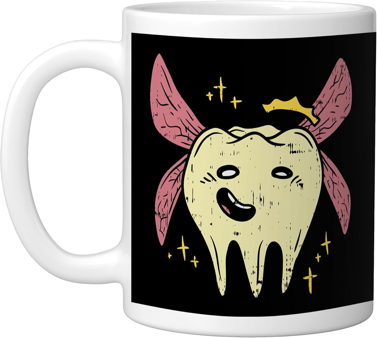 Tooth Fairy Wings Halo Cute Cartoon Ceramic Mug