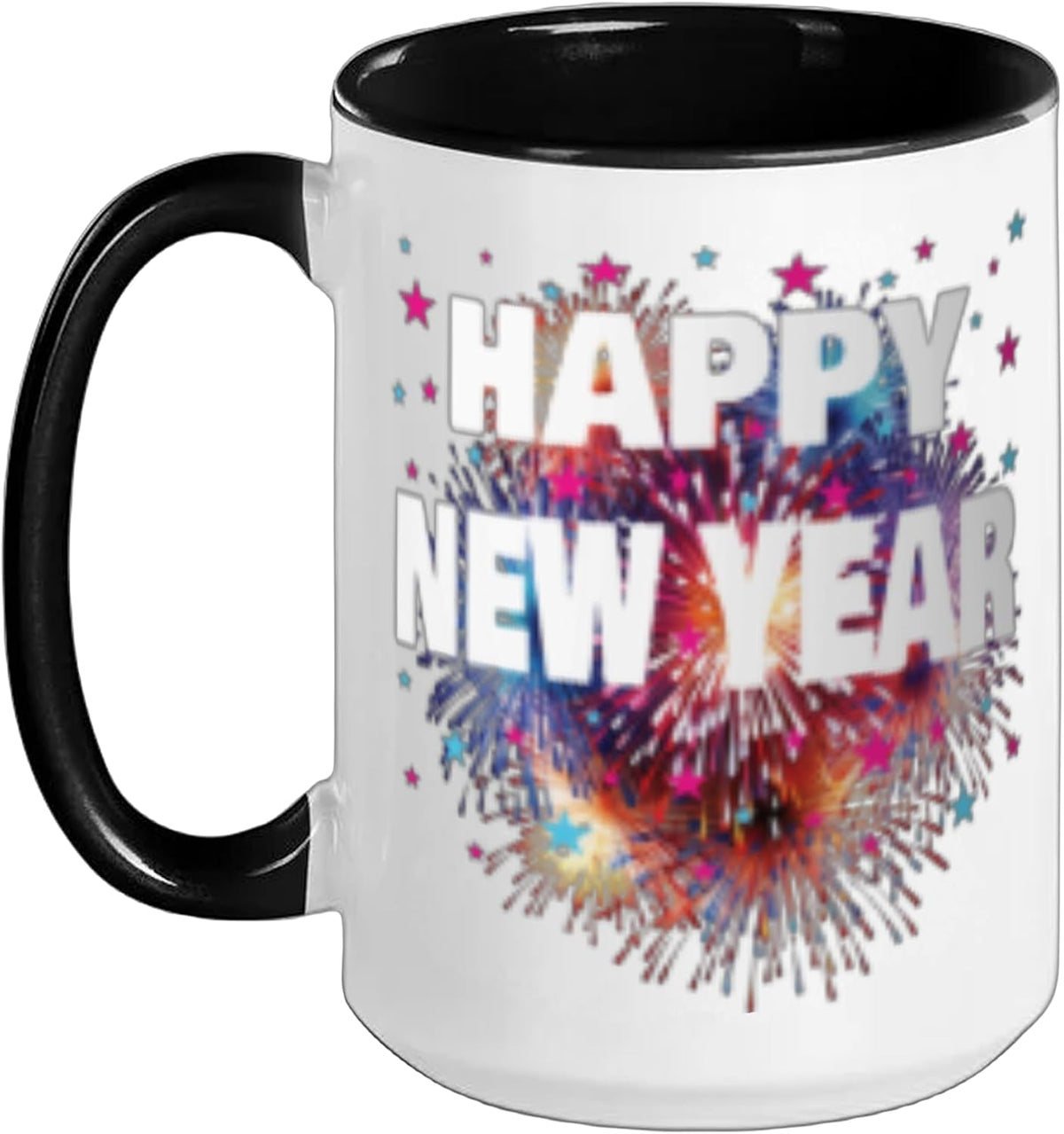 Fireworks New Year Ceramic Mug