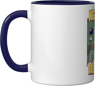 Year's Substitute January Plan Year Ahead Dark Ceramic Mug