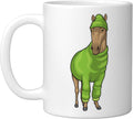 Horse Winter Ceramic Mug