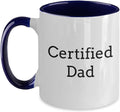 Funny Certified Dad Ceramic Mug
