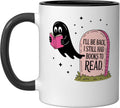 Ghost Reading Book Tombstone Funny Quote Halloween Ceramic Mug