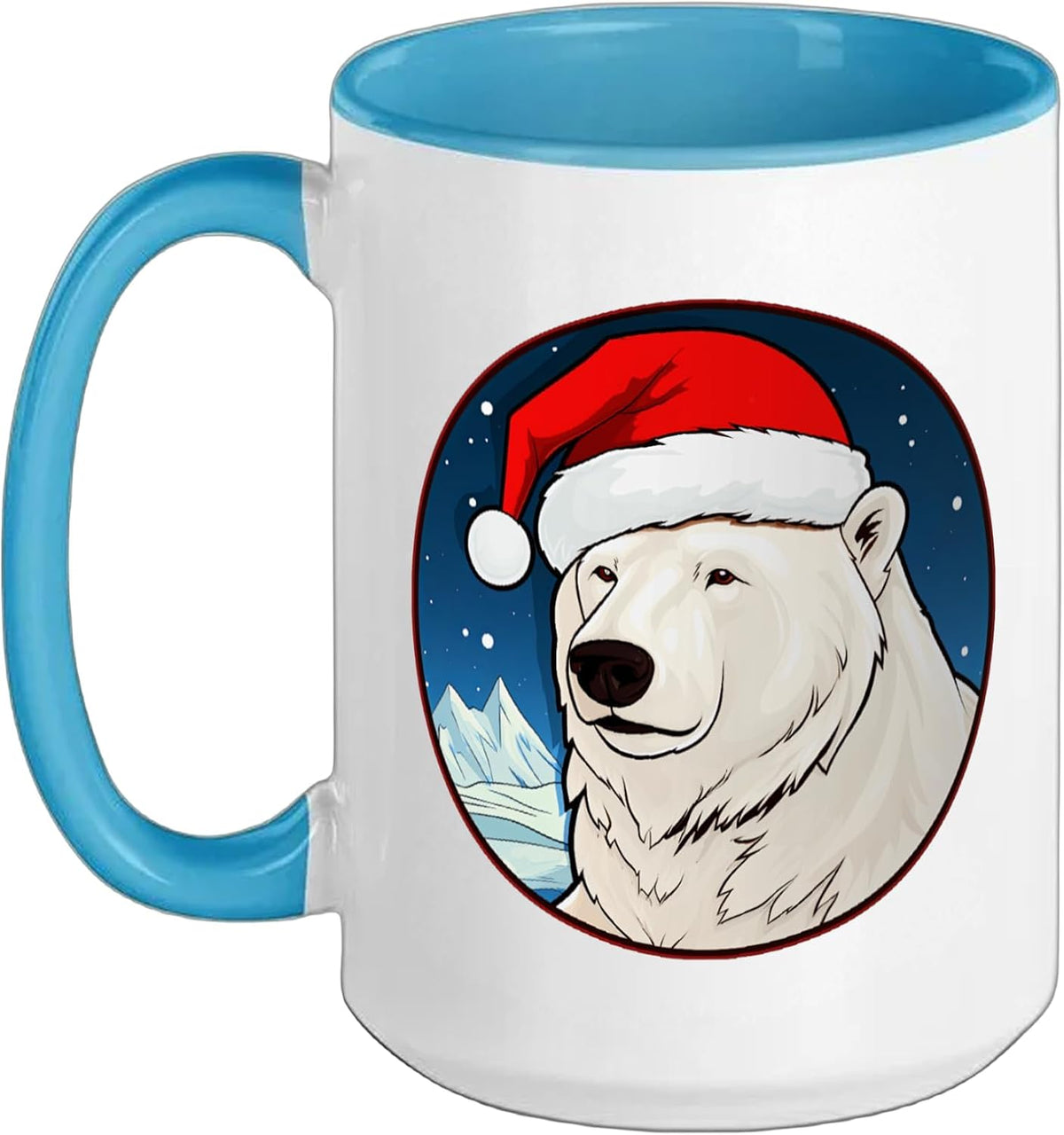 Christmas Polar Bear Ceramic Mug