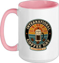International Coffee October French Press Ceramic Mug