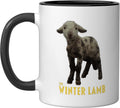 Winter Lamb Ceramic Mug