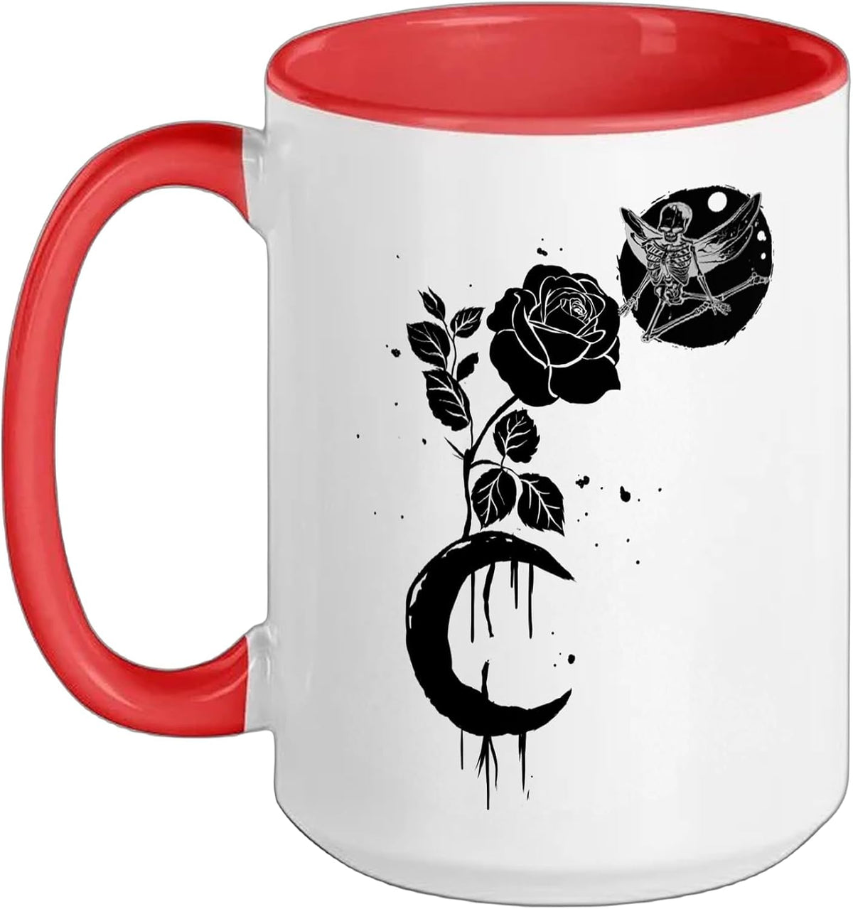 Gothic Occult Witchcraft Skeleton Ceramic Mug
