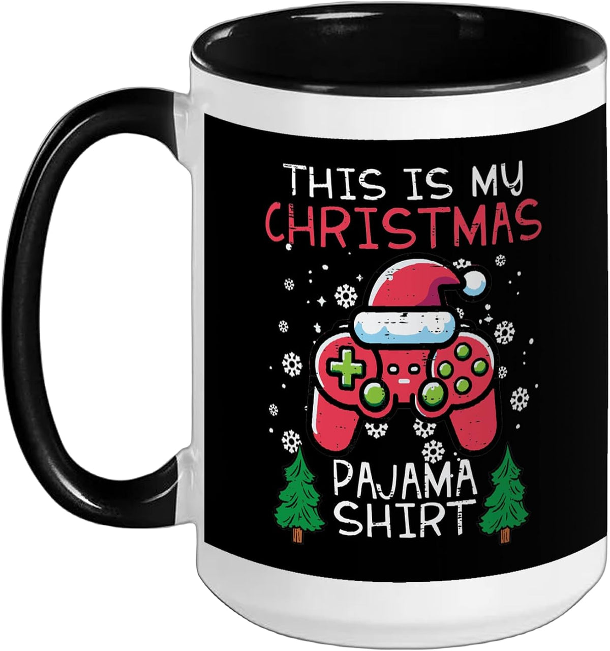 This Is My Christmas Pajama Shirt Gamer Xmas Men Boys Kids Ceramic Mug