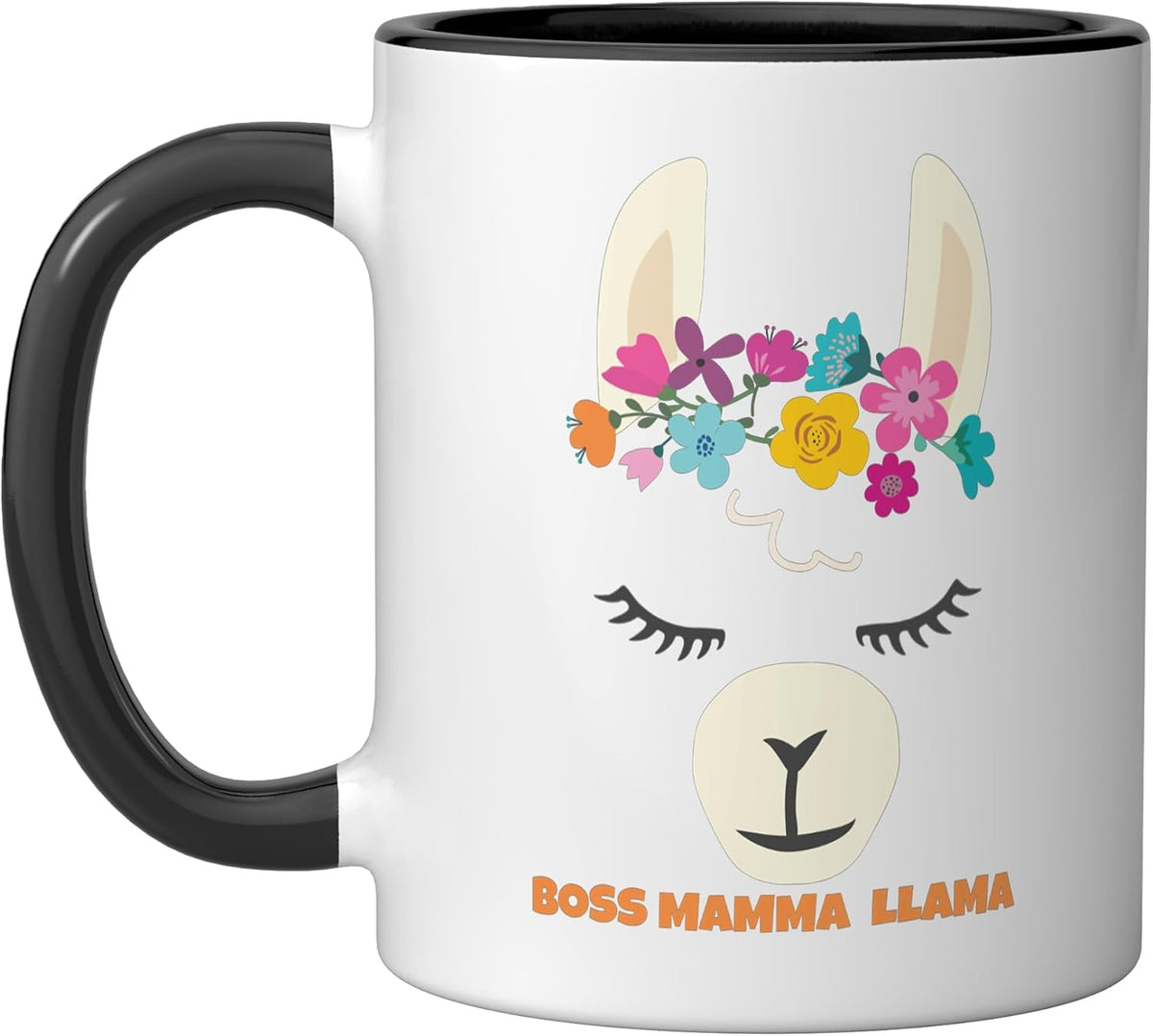 Boss Mamma Llama Epic Last Minute Gift Valentines Birthday Ceramic Mug