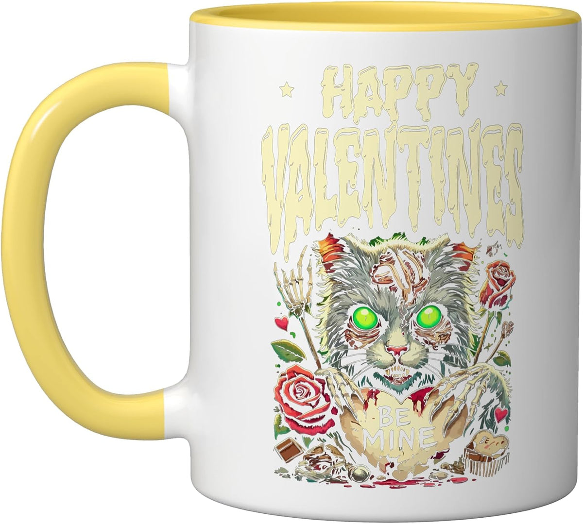 Happy Valentines Day Halloween Eve Ceramic Mug