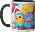 Kawaii Christmas Friends Squishy Characters Ceramic Mug