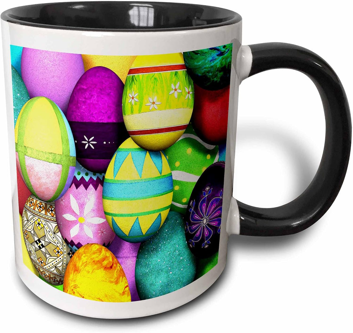 Colorful Dyed Easter Eggs Spring Ceramic Mug