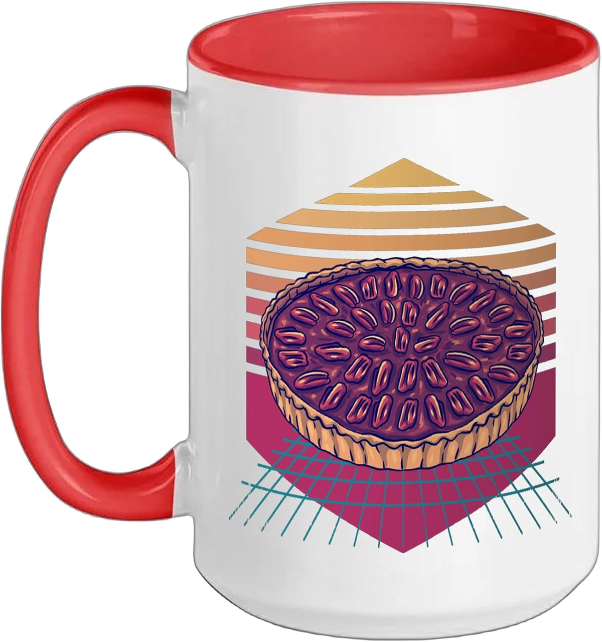 Thanksgiving Pecan Pie Vintage Ceramic Mug