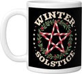 Winter Solstice Yule Pagan Wiccan Christmas Ceramic Mug