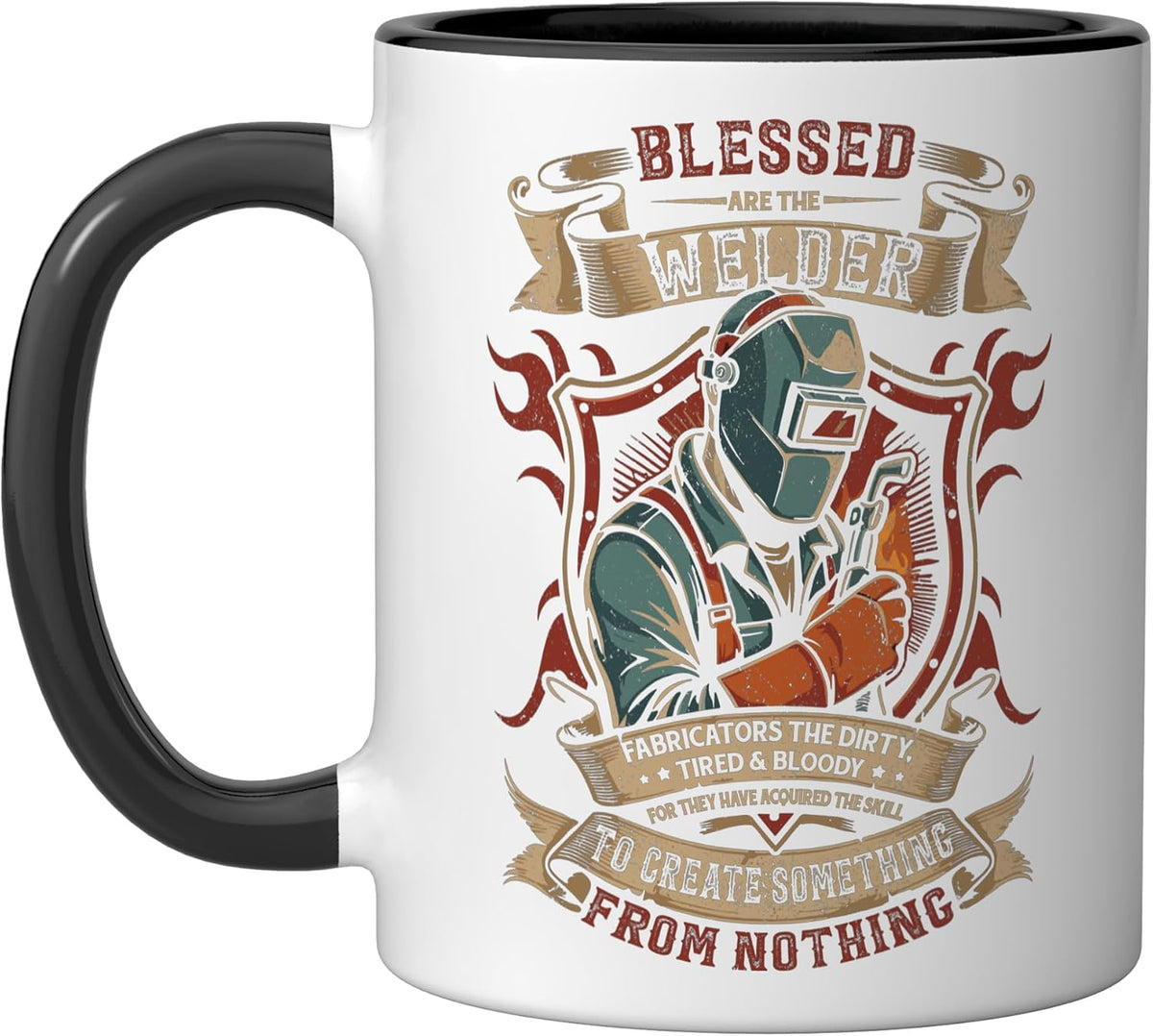 Blessed Are Welder Fabricators Funny Welders Welding Gifts Ceramic Mug