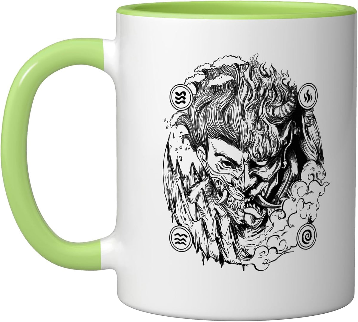 Four Elements Demon Anime Tattoo Mug