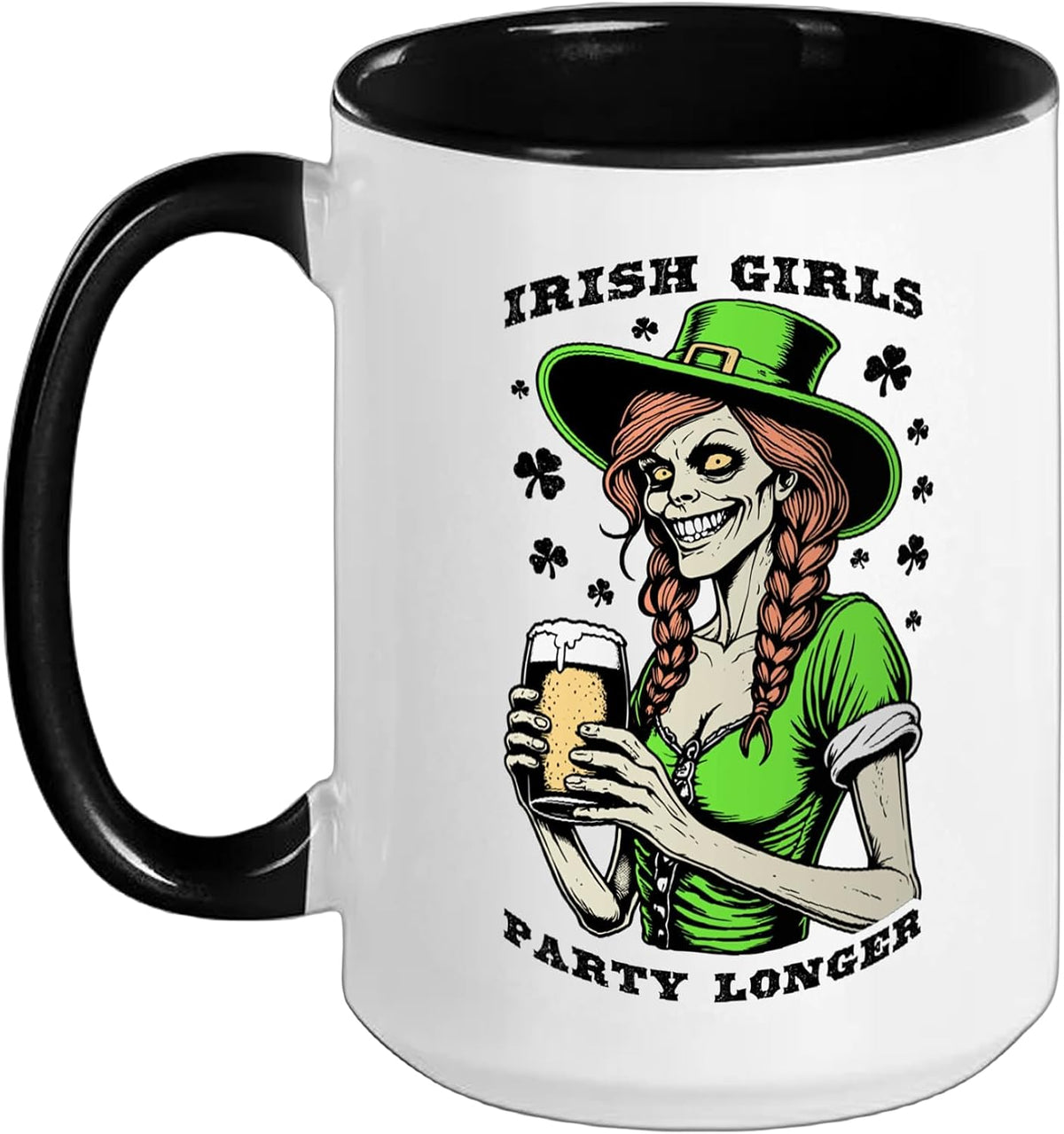 Irish Girls Party Longer Zombie Beer Ceramic Mug